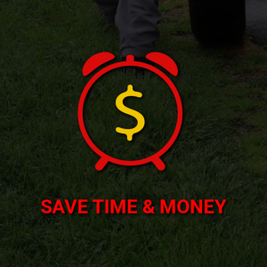 save time and money and icon